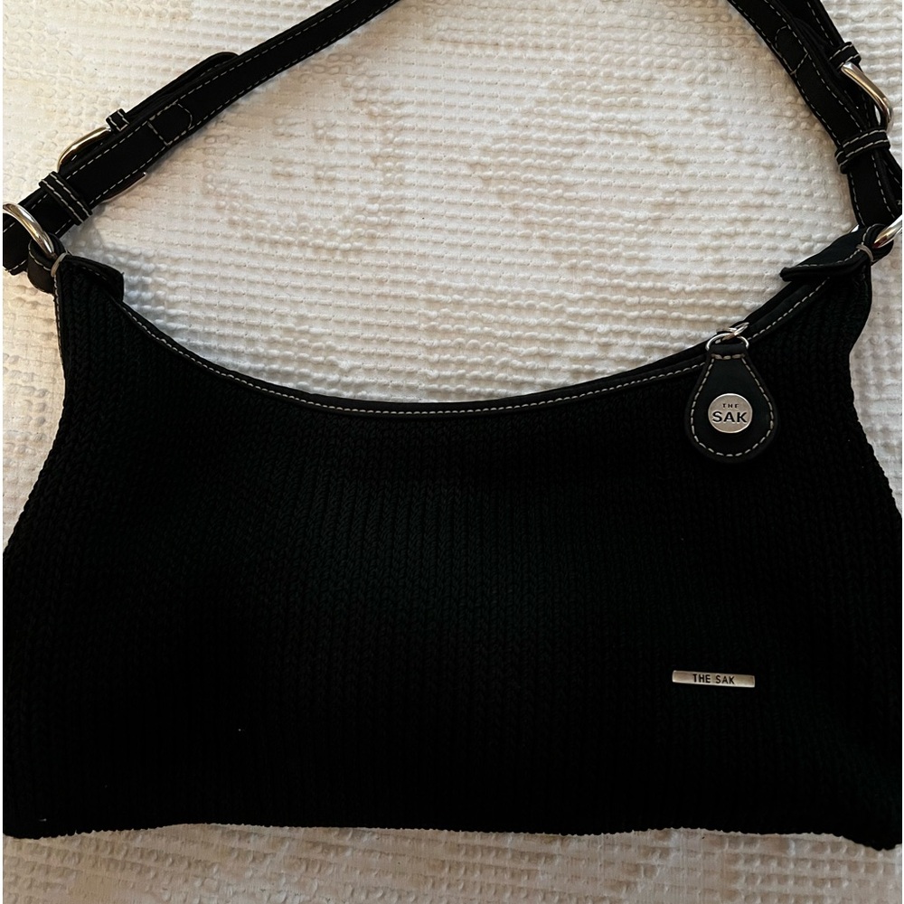 Small black sak purse